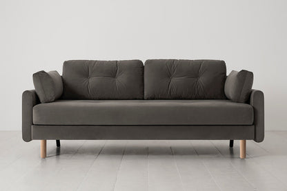 Model 04 Sofa Bed 3 Seater, Oak / Elephant