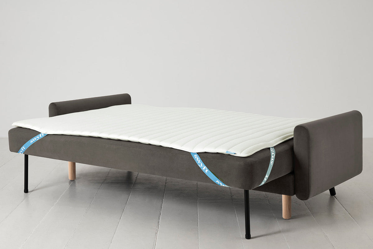 Model 04 Sofa Bed 3 Seater, Oak / Elephant