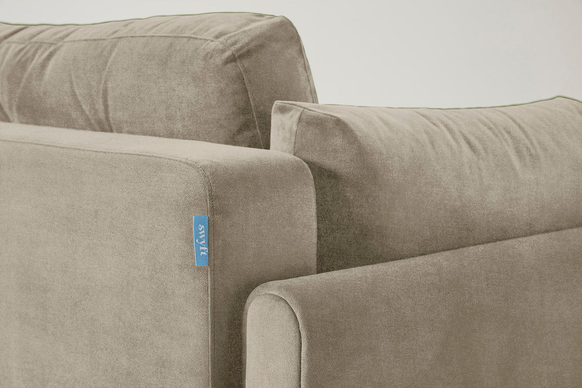 Model 04 Sofa Bed 3 Seater, Flax