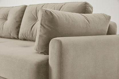 Model 04 Sofa Bed 3 Seater, Flax