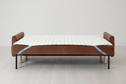 Model 04 Sofa Bed 3 Seater, Oak / Russet