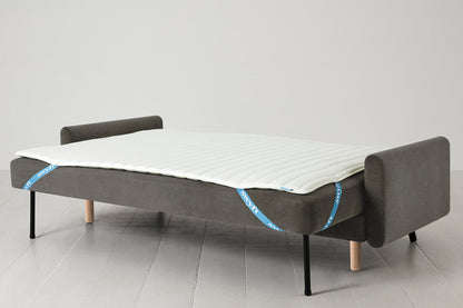 Model 04 Sofa Bed 3 Seater, Oak / Mink