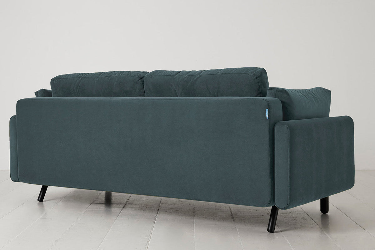 Model 04 Sofa Bed 3 Seater, Petrol