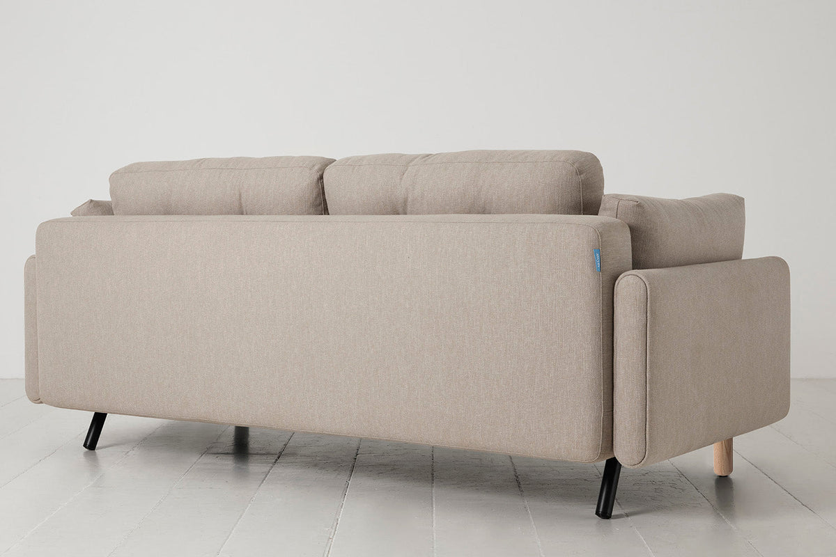 Model 04 Sofa Bed 3 Seater, Oak / Pumice
