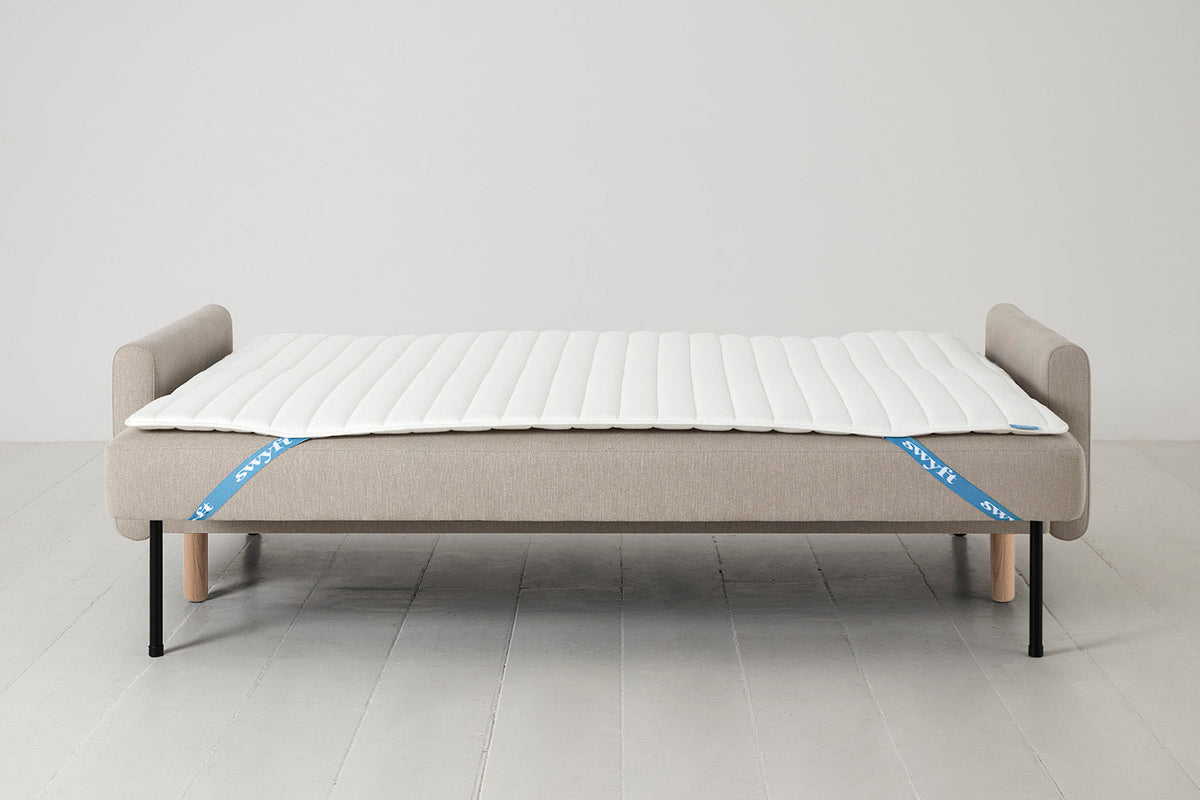 Model 04 Sofa Bed 3 Seater, Oak / Pumice