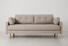 Model 04 Sofa Bed 3 Seater, Oak / Pumice