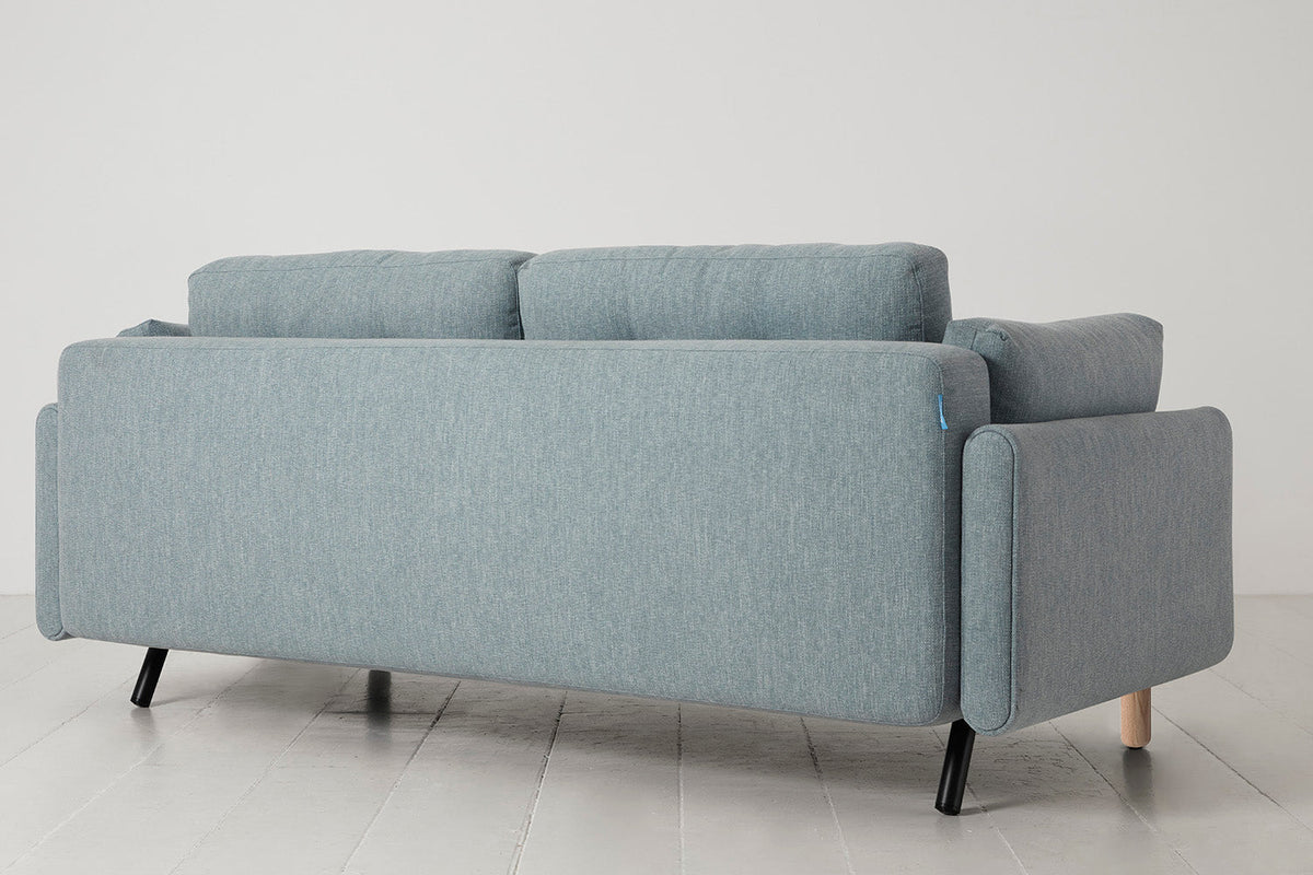 Model 04 Sofa Bed 3 Seater, Oak / Seaglass