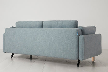 Model 04 Sofa Bed 3 Seater, Oak / Seaglass