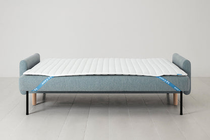 Model 04 Sofa Bed 3 Seater, Oak / Seaglass