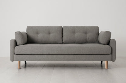 Model 04 Sofa Bed 3 Seater, Oak / Shadow