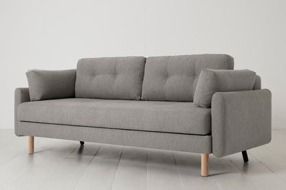 Model 04 Sofa Bed 3 Seater, Oak / Shadow