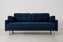 Model 04 Sofa Bed 3 Seater, Oak / Teal