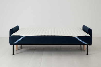 Model 04 Sofa Bed 3 Seater, Oak / Teal