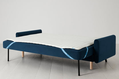 Model 04 Sofa Bed 3 Seater, Oak / Teal