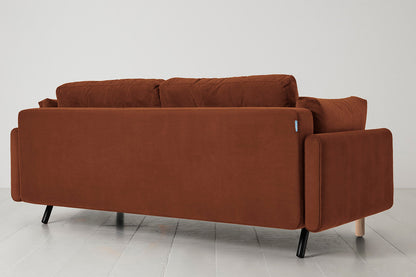 Model 04 Sofa Bed 3 Seater, Oak / Umber