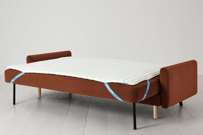 Model 04 Sofa Bed 3 Seater, Oak / Umber
