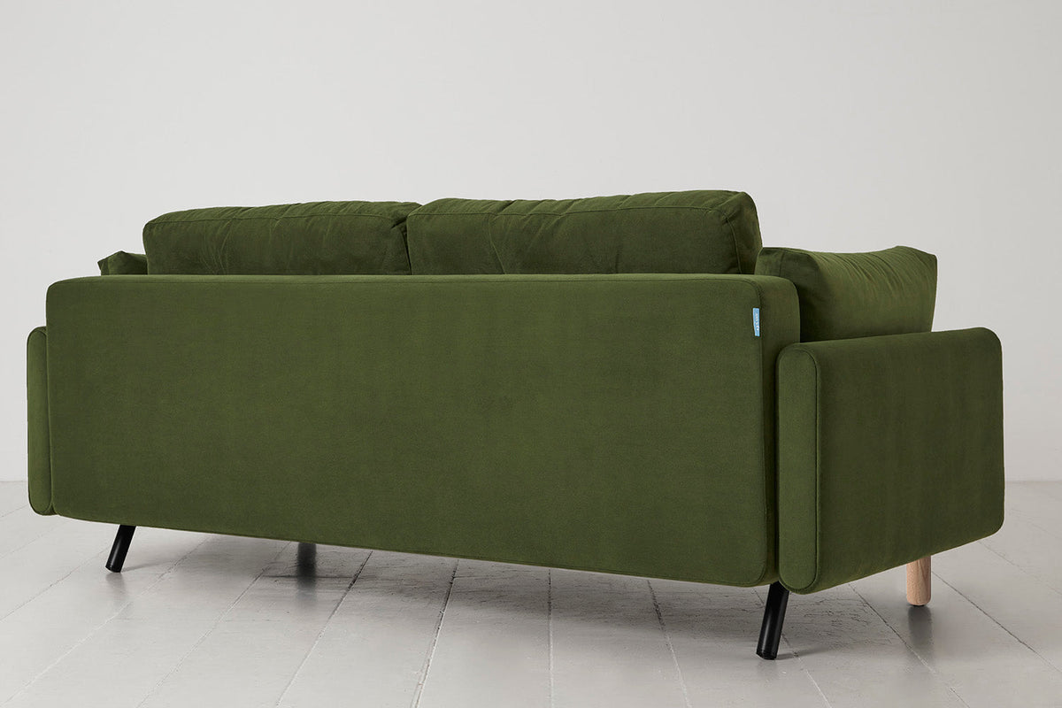 Model 04 Sofa Bed 3 Seater, Oak / Vine