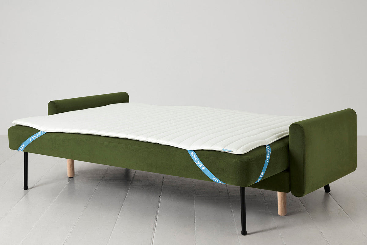 Model 04 Sofa Bed 3 Seater, Oak / Vine