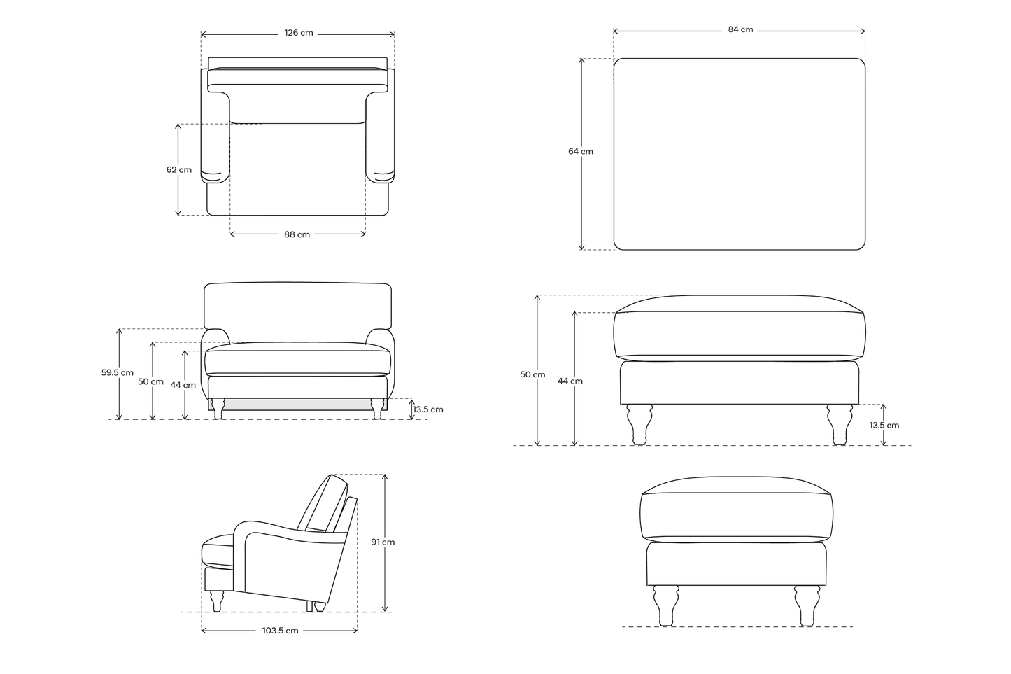Model 15 Chaise Longue