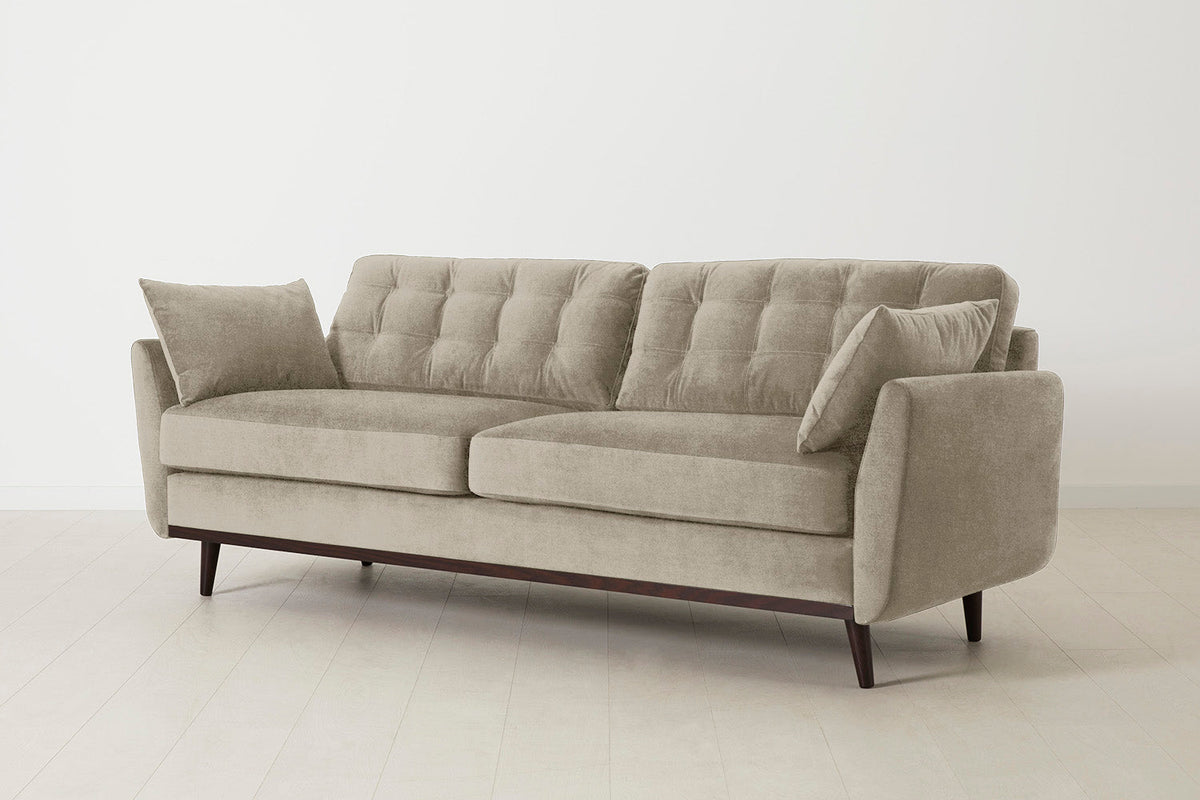 Model 10 3-Seater Sofa, Flax