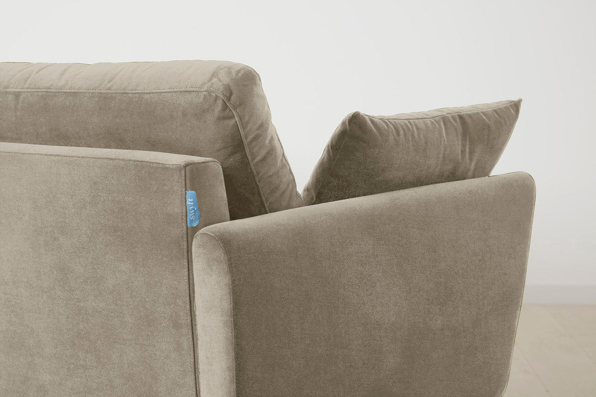 Model 10 3-Seater Sofa, Flax
