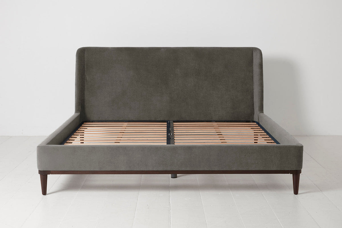 Bed 02 Super King Sized Bed, Mink