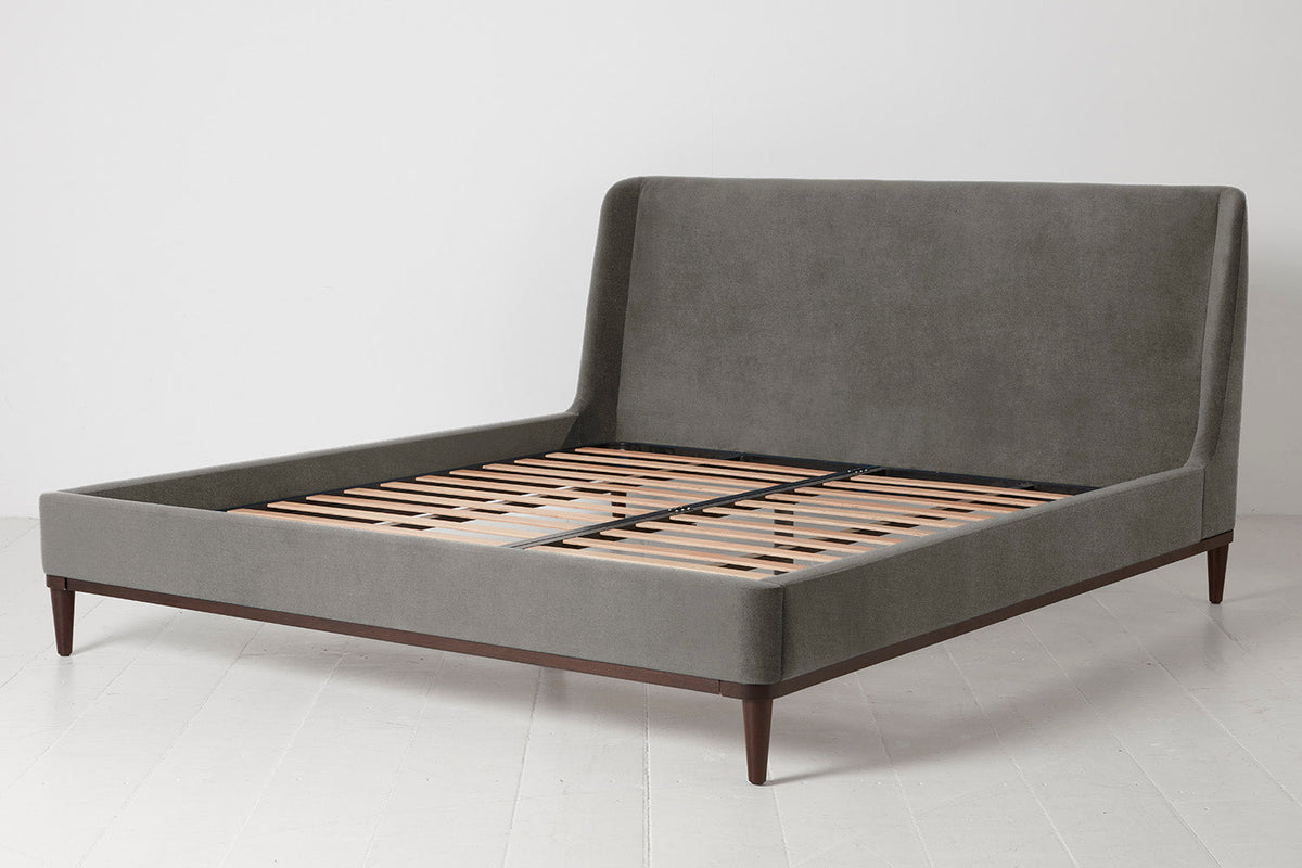 Bed 02 Super King Sized Bed, Mink