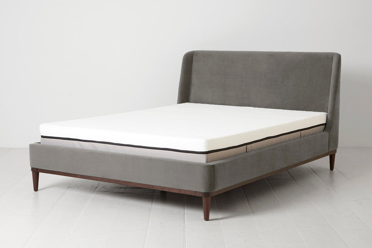 Bed 02 King Sized Bed, Mink