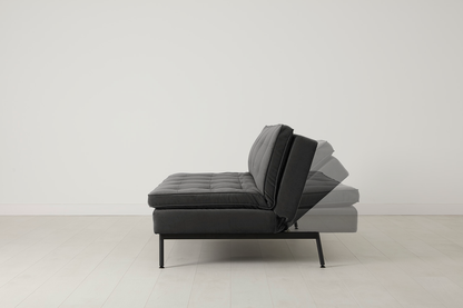 Model 11 Sofa Bed 3 Seater, Charcoal