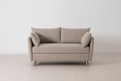 Model 08 Sofa Bed 2 Seater, Oak / Pumice