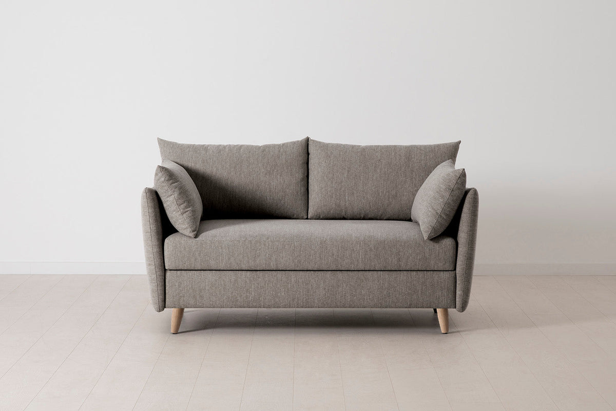 Model 08 Sofa Bed 2 Seater, Oak / Shadow