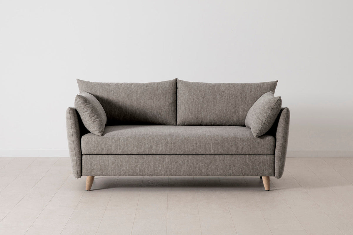 Model 08 Sofa Bed 2.5 Seater, Oak / Shadow