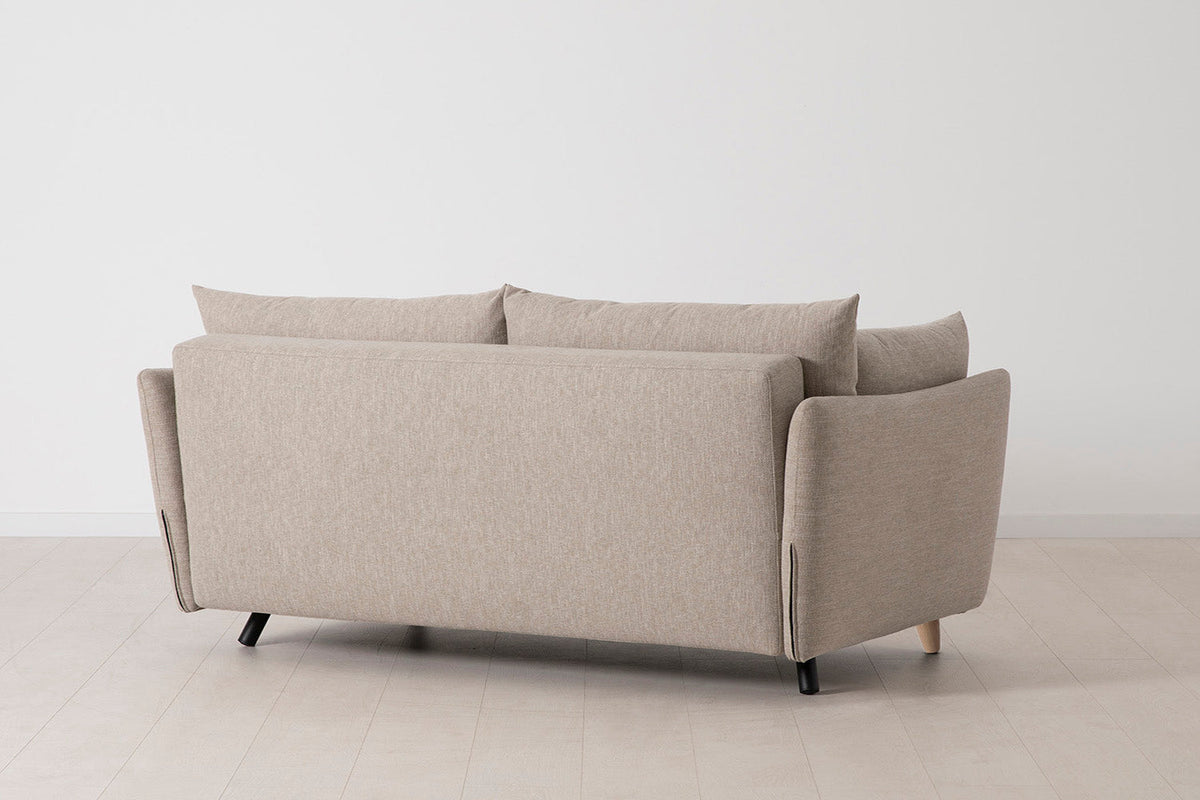 Model 08 Sofa Bed 2.5 Seater, Oak / Pumice
