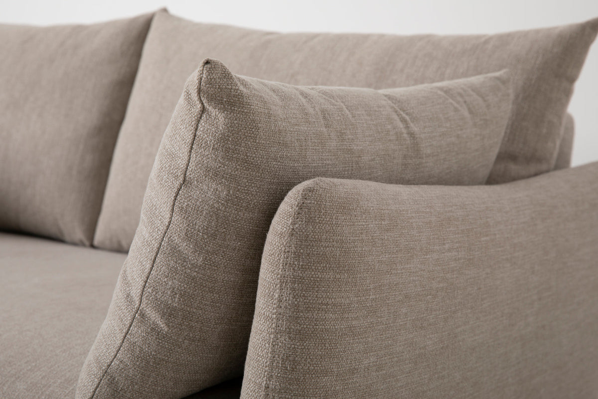 Model 08 Sofa Bed 2.5 Seater, Oak / Pumice