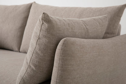 Model 08 Sofa Bed 2.5 Seater, Oak / Pumice