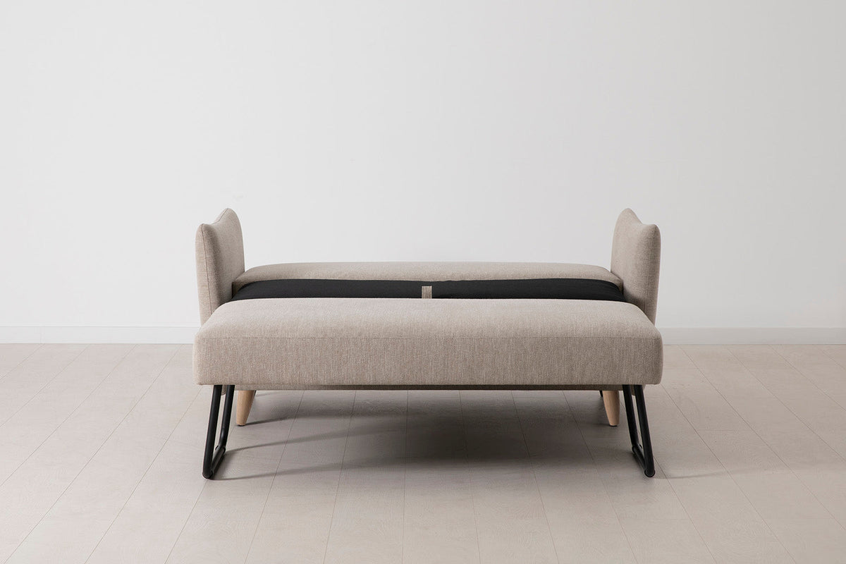 Model 08 Sofa Bed 2 Seater, Oak / Pumice