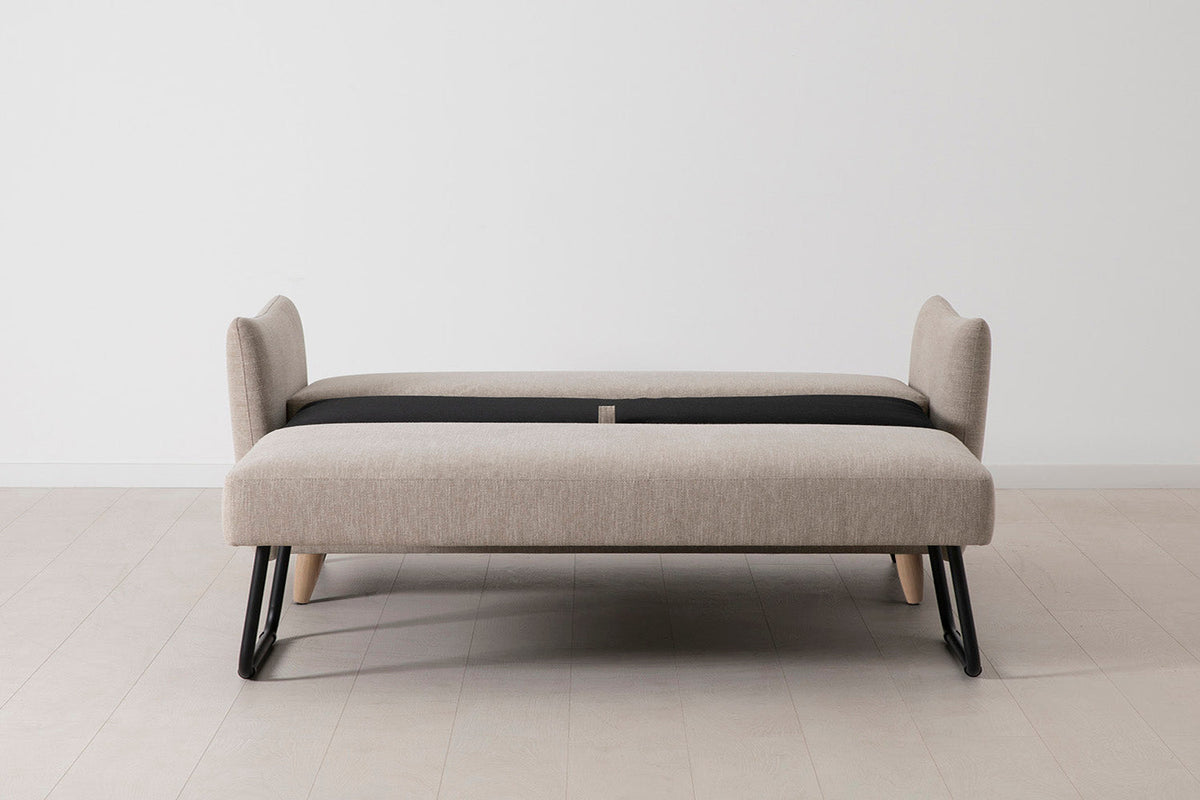 Model 08 Sofa Bed 2.5 Seater, Oak / Pumice