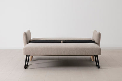 Model 08 Sofa Bed 2.5 Seater, Oak / Pumice