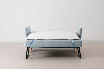 Model 08 Sofa Bed 2 Seater, Oak / Seaglass