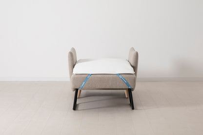 Model 08 Chair Bed Single Sofa Bed, Oak / Pumice