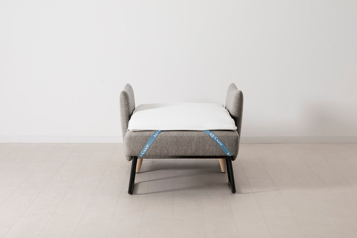 Model 08 Chair Bed Single Sofa Bed, Oak / Shadow
