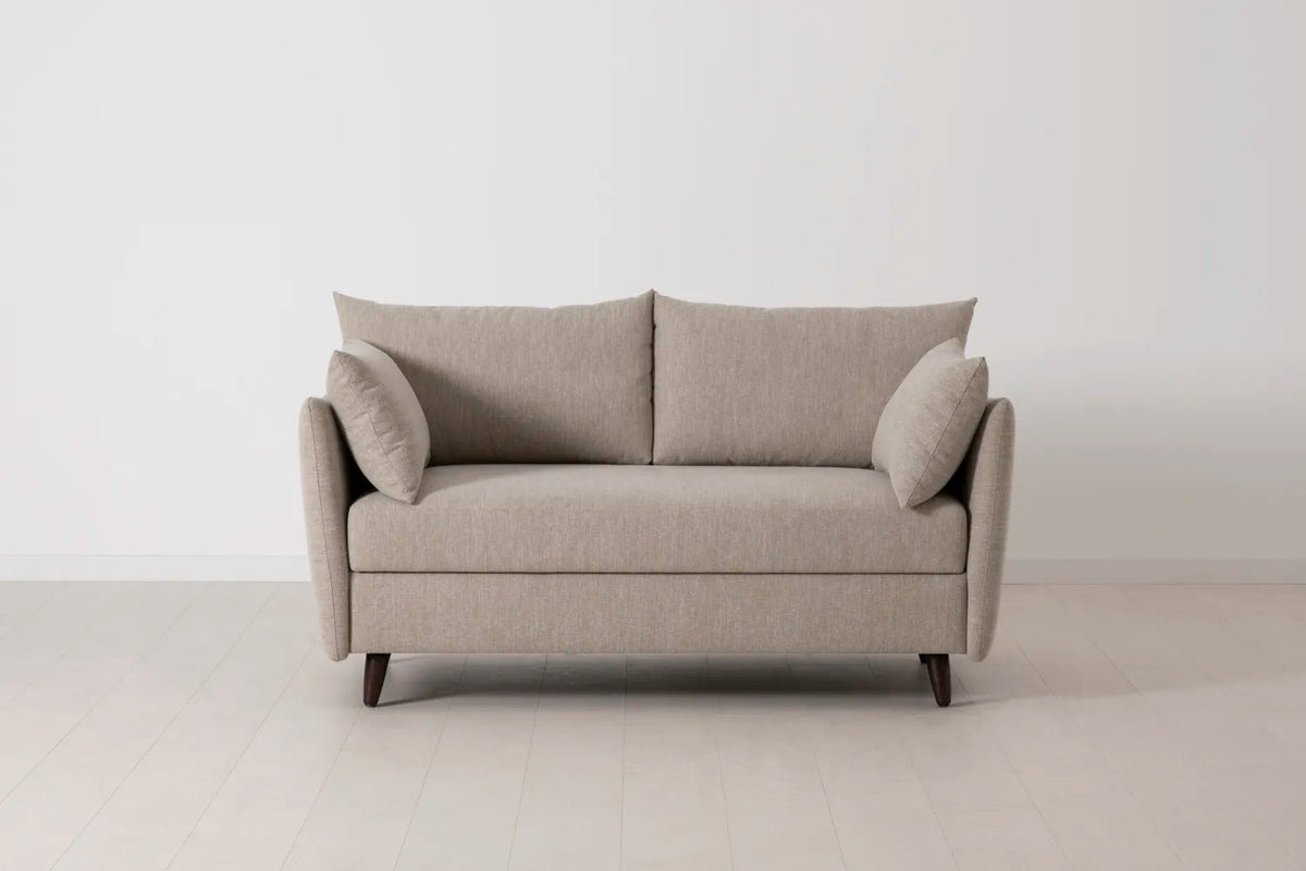 Model 08 Sofa Bed 2 Seater, Oak / Pumice