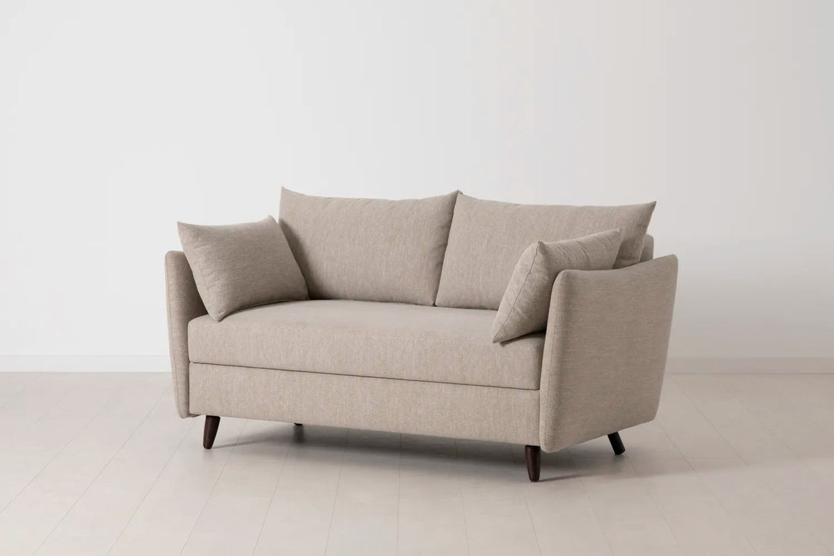Model 08 Sofa Bed 2 Seater, Oak / Pumice