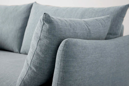 Model 08 Sofa Bed 2 Seater, Oak / Seaglass