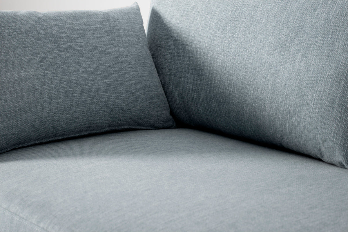 Model 08 Sofa Bed 2.5 Seater, Oak / Seaglass