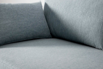 Model 08 Sofa Bed 2 Seater, Oak / Seaglass