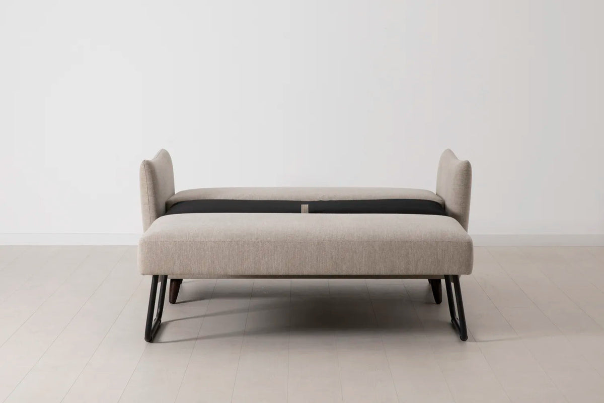 Model 08 Sofa Bed 2 Seater, Oak / Pumice