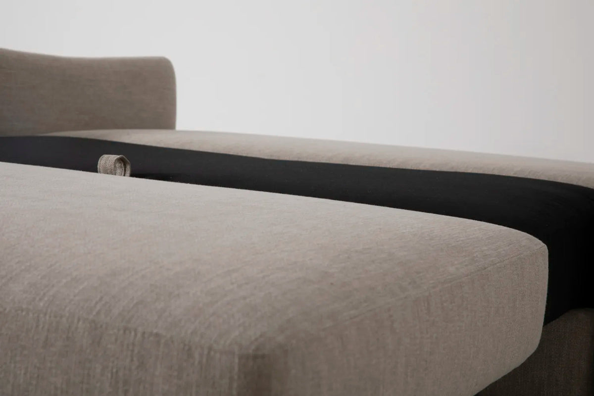 Model 08 Sofa Bed 2 Seater, Oak / Pumice