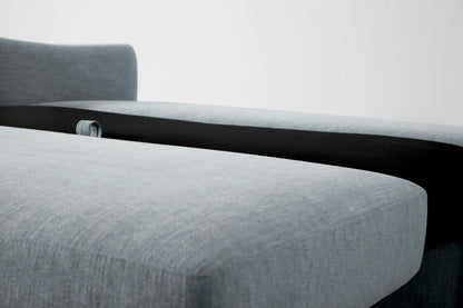 Model 08 Sofa Bed 2 Seater, Oak / Seaglass