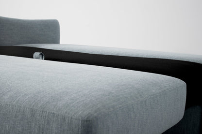 Model 08 Sofa Bed 2.5 Seater, Oak / Seaglass